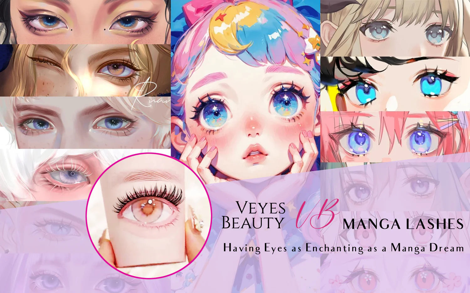 Befreien Sie die Fee in Ihnen mit VEYESBEAUTY Manga-Wimpern: Verwandeln Sie Ihren Look in Sekundenschnelle!