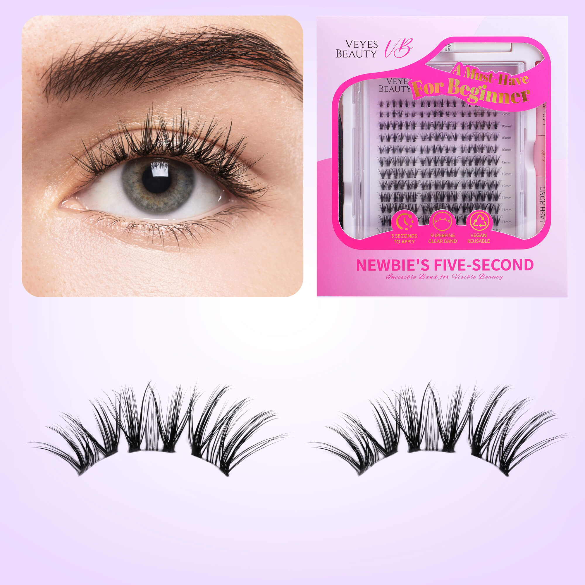 Whisper Cluster Lashes