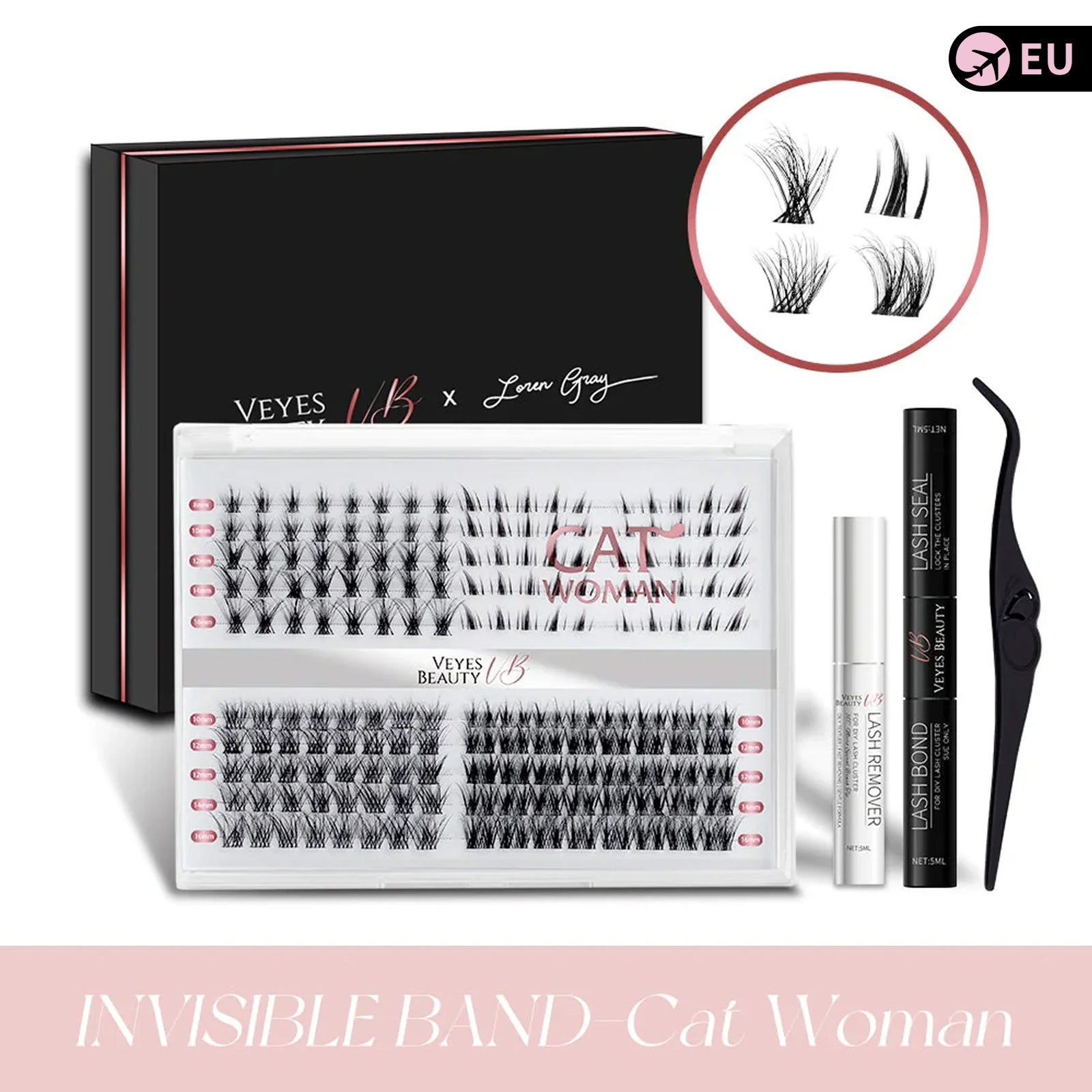 Cat Woman Lash Clusters