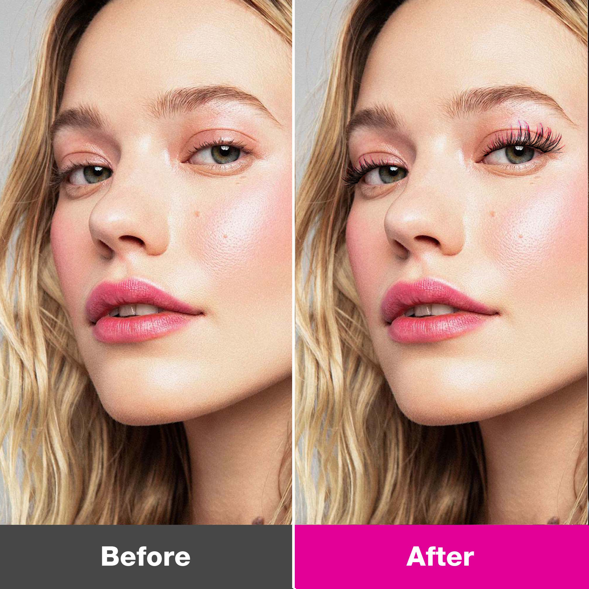 Ombre Pink & Brown Lash