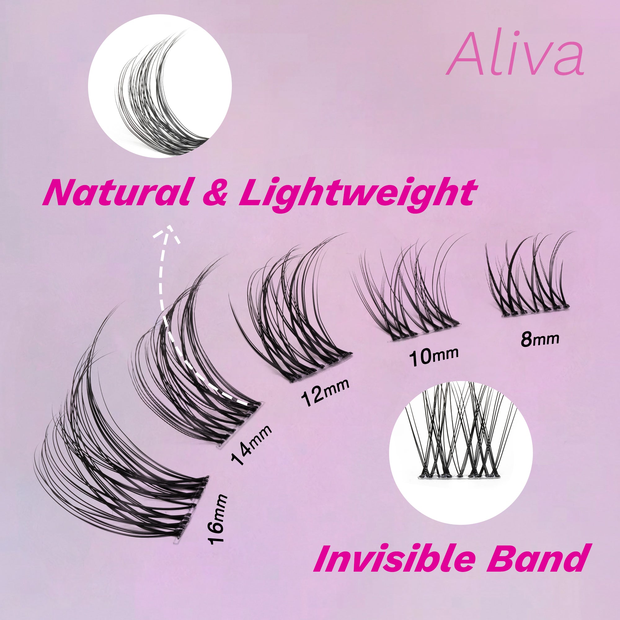 Details of VeyesBeauty Aliva Cluster Lashes